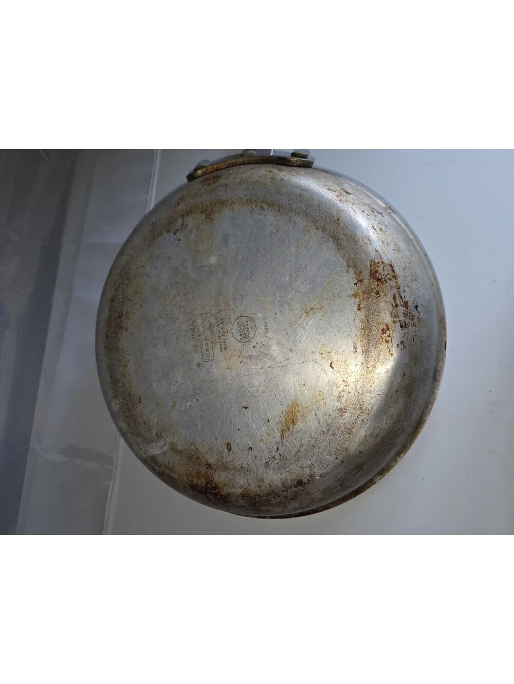 Vintage Lincoln Wear Ever 4012 Aluminum Fry Pan 12